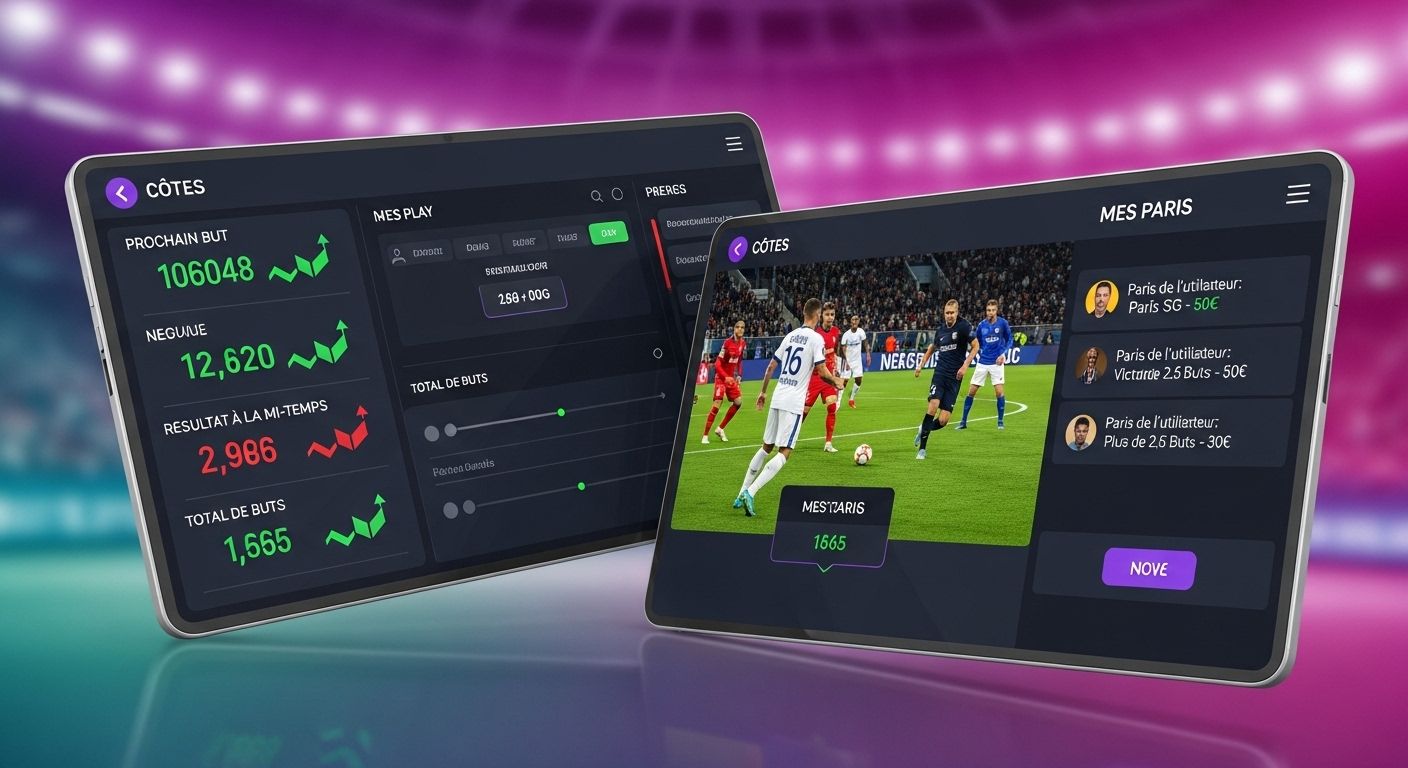 Fonctionnalités de paris en direct betting odds